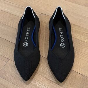 Rothy's Women's Black Pointed Flats